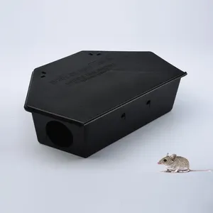 Ventas calientes Caja de rata Caja de cebo venenoso Interior de plástico Roedor Rata y ratón Estación de cebo Casa Ratón <span class=keywords><strong>Rap</strong></span> <span class=keywords><strong>Trap</strong></span> Caja para control de plagas - Product Image 2