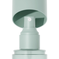 Flacon pulvérisateur PET de luxe en forme de capsule 60ml 100ml, vide, pour cosmétiques, brume fine, pour soins capillaires et du cuir chevelu, logo personnalisé