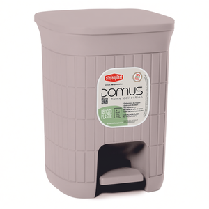 Cubo de basura para baño (6Lt) con tapa de pedal DOMUS HOME COLLECTION Greige 90401 - Product Image 2