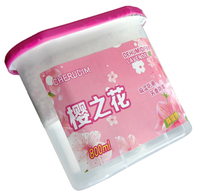 Boîte déshumidificatrice OEM parfumée, absorbeur d'humidité, déshydratant anti-moisissure, boîte de déshumidification jetable pour entrepôt et hôtel
