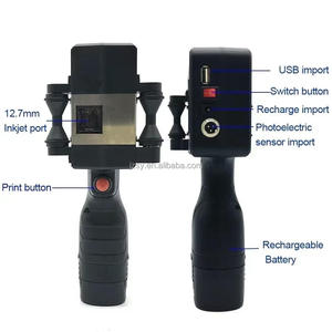 Máquina de codificación de fecha de producción de alta eficiencia, máquina de escribir láser Manual, tapa de cinta transportadora, línea de montaje de impresora de fecha de producción - Product Image 2