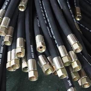 <span class=keywords><strong>Tuyau</strong></span> hydraulique en <span class=keywords><strong>caoutchouc</strong></span> haute pression Jinheng, noir, avec armature en acier haute résistance, diamètre 19, 12 Mpa - Product Image 6