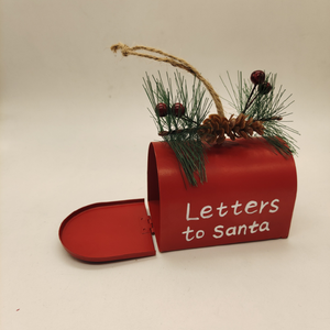 Décorations d'arbre de Noël de luxe boîte aux lettres sac de rangement suspendu de Noël <span class=keywords><strong>lettre</strong></span> de Noël au père Noël - Product Image 6
