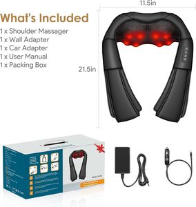 Portable Heated Massager Electric Massage Shawl Body Massage Device for Home Use - Product Image 1