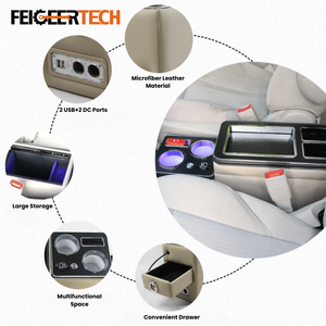 Boîte de rangement universelle de luxe Feigeer Tech pour <span class=keywords><strong>accoudoir</strong></span> de voiture, accessoires modifiés et améliorés pour Toyota Noah/Voxy Previa - Product Image 4