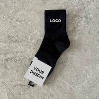 Nouvelle tendance rembourré Anti Blister Sports Running Chaussettes Crew Sports Chaussettes personnalisées Hommes Chaussettes de sport douces Automne