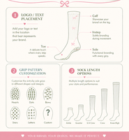Chaussettes de yoga professionnelles en tricot antidérapantes pour femmes, chaussettes de yoga personnalisées avec logo, chaussettes de yoga souples pour le Pilates, le fitness en intérieur, les sports sur le sol, chaussettes de yoga avec grip