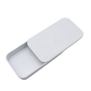 Diseño personalizado oro Mini colorido plástico en relieve menta tapa tarjetas embalaje rectángulo caja de Metal contenedor caja de lata deslizante - Product Image 2