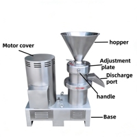 Industriële vlees-noot-fruit colloïdmolen van roestvrij staal, maalmachine voor voedsel, landbouwproducten en cosmetische verwerking