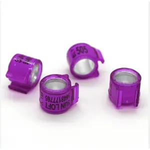 GSF colore viola piccione anelli personalizzano nome numerato anello di piccione per il Club Loft corse Homing