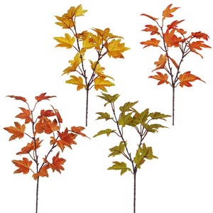 Hoja de arce artificial fácil de conseguir, tallo único de 100cm-200cm, flor de seda de alta simulación para decoración del hogar, Acción de Gracias - Product Image 2