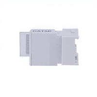 Module réseau informatique RJ45 sans outil K&R-8500, module d'information Cat5e non blindé blanc PC/QSn6.5-0.1