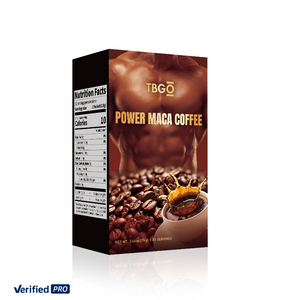 Café instantané avec Maca, Huître, Goji, Ginseng, Guarana et Essence Jaune - Sans sucre, saveur amère pour hommes - Product Image 3