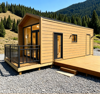 Maison préfabriquée Boxspace à toit triangulaire, mini-maison triangulaire, maison préfabriquée moderne en conteneur, maisons conteneurs