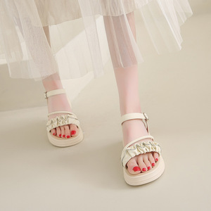 2026 Factory Wholesale Summer Sporty Breathable Fashion Trend Anti-slip Women's Slides Sandals Soft-<b>soled</b> Mesh Lining PVC - Product Image 3