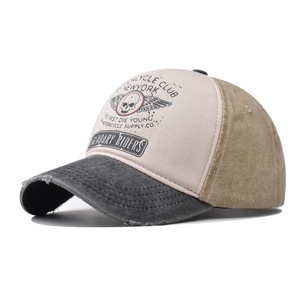 <span class=keywords><strong>Gorra</strong></span> de béisbol de 6 paneles con estampado de calavera lavada, estilo vintage, para hombre y <span class=keywords><strong>mujer</strong></span>, personalizada, con visera de pato, transfronteriza, Nueva <span class=keywords><strong>York</strong></span> - Product Image 5