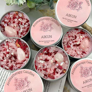 AIKUN OEM Private Label Soy Wax Handmade <b>Scented</b> <b>Candles</b> Natural Aromatherapy Tin <b>Candle</b> Holiday Bars Bedroom Living Room Stress - Product Image 1