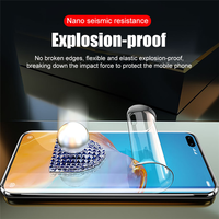 Pelindung Layar Ponsel Lembut Film Hidrogel Nano Cair untuk IPhone/Samsung/Xiaomi/Huawei P40 Lite P50 Pro