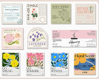Étiquettes autocollantes imperméables personnalisées, adhésif extra fort, impression HD, autocollants pour produits de beauté, soins personnels, aliments et boissons