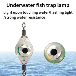 1.5cm * 1.5cm mới Flash câu cá mồi đèn cá ánh sáng mắt cá thu hút ánh sáng mồi nhử đèn nhấp nháy - Product Image 4