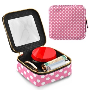 <b>Clear</b> Makeup <b>Bag</b> Large Cosmetic <b>Bag</b> PU Leather Cosmetic Organizer <b>Travel</b> Toiletry Pouch Water-resistant Toiletry <b>Bags</b> - Product Image 3
