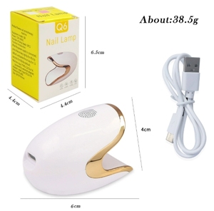 Nouvelle arrivée 12W Mini lampe à ongles UV LED Sèche-ongles électrique USB portable Machine de luminothérapie Matière plastique pour Nail Art - Product Image 3