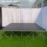 Plateforme de scène pliable, scène pliable portable pour éclairages de scène