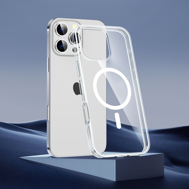 Anti Yellowing clear Phone case for iPhone 16 15 Original Magnetic Mobile Phone case for iPhone 16 15 14 13 12 Pro Max