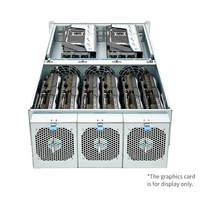 Meilleur vendeur Boîtier de serveur GPU en rack 5U 5GPU 5*4090 Châssis EATX pour l'inférence de l'IA Rendu Apprentissage profond Opérations de big data