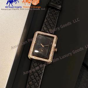 นาฬิกาควอตซ์รุ่นใหม่มาแรงปี 2023 ขายตรงจากโรงงาน แฟชั่นสีแชมเปญทอง นาฬิกาข้อมือหรูหราสำหรับสุภาพสตรี - Product Image 1