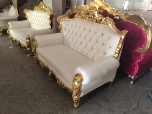 <span class=keywords><strong>Royal</strong></span> Wedding Golden Carving Hout Sofa Troon Stoelen Voor Receptie Woonkamer - Product Image 5