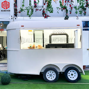 Remolque de comida rápida personalizado, carrito móvil para perros calientes, remolque de caballos, venta - Product Image 3