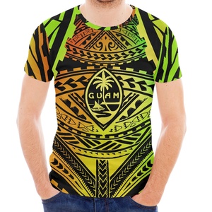 Mode à manches courtes <span class=keywords><strong>t</strong></span>-shirts hommes femmes é<span class=keywords><strong>t</strong></span>é impression à la demande GUAM Totem garçon fille populaire décontracté col rond <span class=keywords><strong>t</strong></span>-<span class=keywords><strong>shirt</strong></span> - Product Image 4