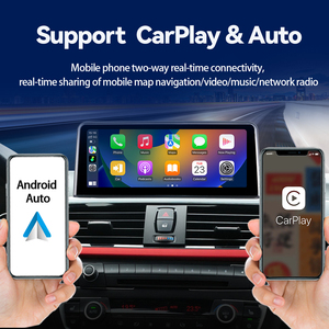 Lelv 10.25 "Android 14 Apple Carplay đài phát thanh xe máy nghe nhạc Màn hình cảm ứng cho 3 Series F30 F31 F34 4 Series F32 F33 F36 NBT 2013-2017 - Product Image 2