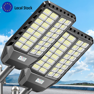 Lámpara Solar Todo en Uno de Alta Capacidad con Batería LiFePO4 de 22Ah, Sensor de Movimiento y Control Remoto - Product Image 1