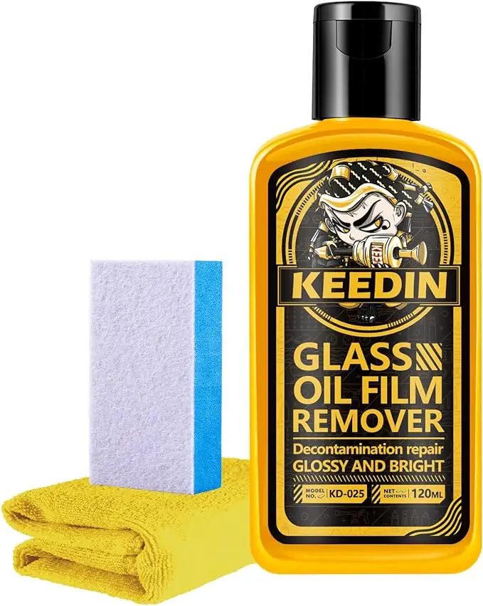 KD-025 Premier Glass Coating Glass To Oil Film Professional Auto Glass Surface Cleaner Waterproof Oil Film Cleaner