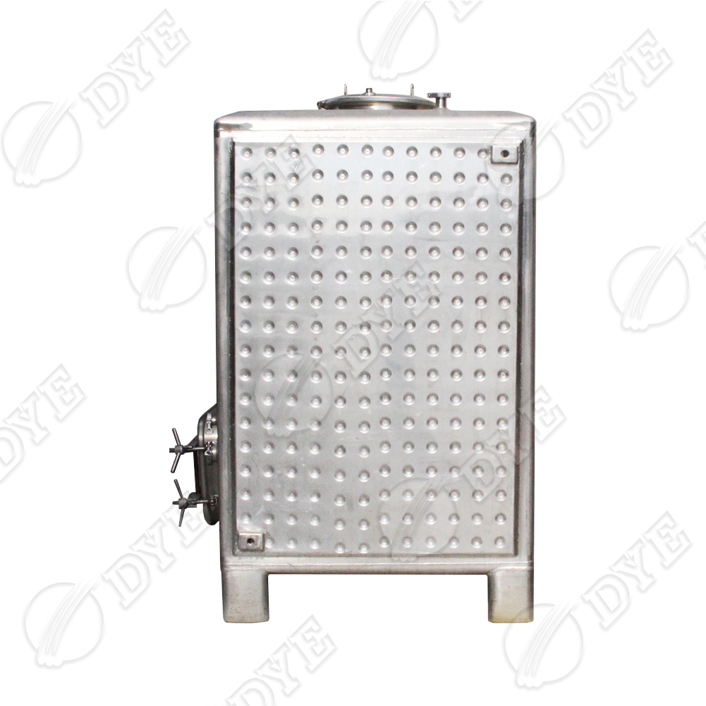 Краситель маленькая пивоварня оборудование ферментер квадратный бак из нержавеющей стали контейнер 1000/2000 л ibc tote для продажи