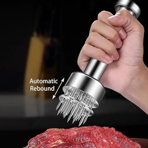 Thép không gỉ thịt làm mềm công cụ 21 kim sắc nét thịt xuyên, làm mềm bít tết, thịt bò, thịt gà, thịt lợn, máy xay thịt nhỏ - Product Image 3