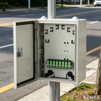 Boîtier mural vide pour fibre optique 144 ports, armoire ODF haute densité pour utilisation intérieure en télécommunications, boîte de jonction, boîte électrique