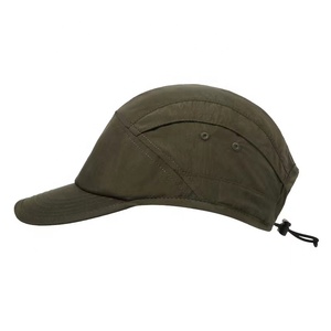 Casquettes de sport vierges pour hommes et femmes Casquettes de course sur sentier en polyester à séchage rapide pour adultes Casquettes de camp à 5 panneaux Casquettes de golf solides Personnalisez votre logo - Product Image 4