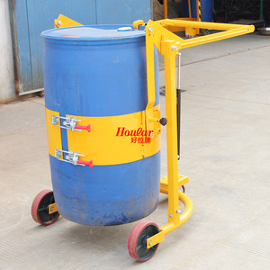 किफायती 300 किलोग्राम यांत्रिक रोटरी तेल ड्रम लिफ्टर मैनुअल कार रिवर्स कार्यक्षमता के साथ - Product Image 3