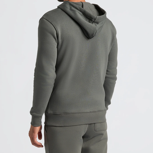 Veste à capuche zippée personnalisée en tissu éponge uni polyester/coton, style vintage, saison automne, <span class=keywords><strong>marque</strong></span> ODM - Product Image 5