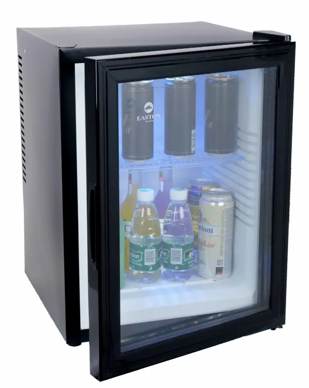 Hotelzimmer thermo elektrische Minibar 40L mit Glastür