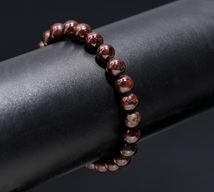 100% Natural Vintage Style 8mm <b>Garnet</b> Beaded Moon Shape Spiritual Healing Unisex Engagement Wedding Party Gift Jewelry - Product Image 5