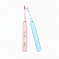 Brosse à dents électrique puissante à chargement DC pour adultes, utilisation à domicile et en voyage, logo personnalisé, brosses à dents électroniques