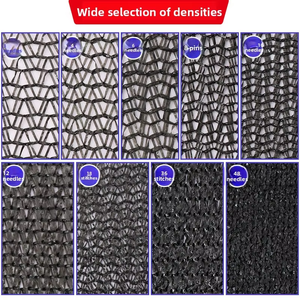 Red de punto tejida de red de <span class=keywords><strong>sombra</strong></span> rectangular estabilizada UV HDPE verde de fábrica china para toldos de cochera y patios traseros Malasia - Product Image 4