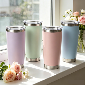 Meilleure Vente – Gobelet Isotherme en Acier Inoxydable 20oz Sans BPA, Anti-Fuite, Écologique, Revêtement Poudré, pour Café, Sport et Voyage en Voiture - Product Image 4