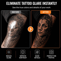 Lampe de selfie pour téléphone réglable chaud/froid LBB, lampe CPL pour tatouage, équipement de maquillage permanent PMU, studio de tatouage