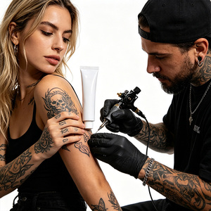 Crema para Tatuajes Pure Tattoo de 30g, Componentes Seguros para Estudios Ecológicos y Salones Verdes, Envío Internacional - Product Image 1