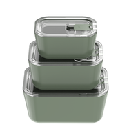 Matériau de qualité alimentaire, avec une couche intérieure en verre, ce récipient de stockage alimentaire permet de conserver les aliments frais et peut servir de boîte à lunch.